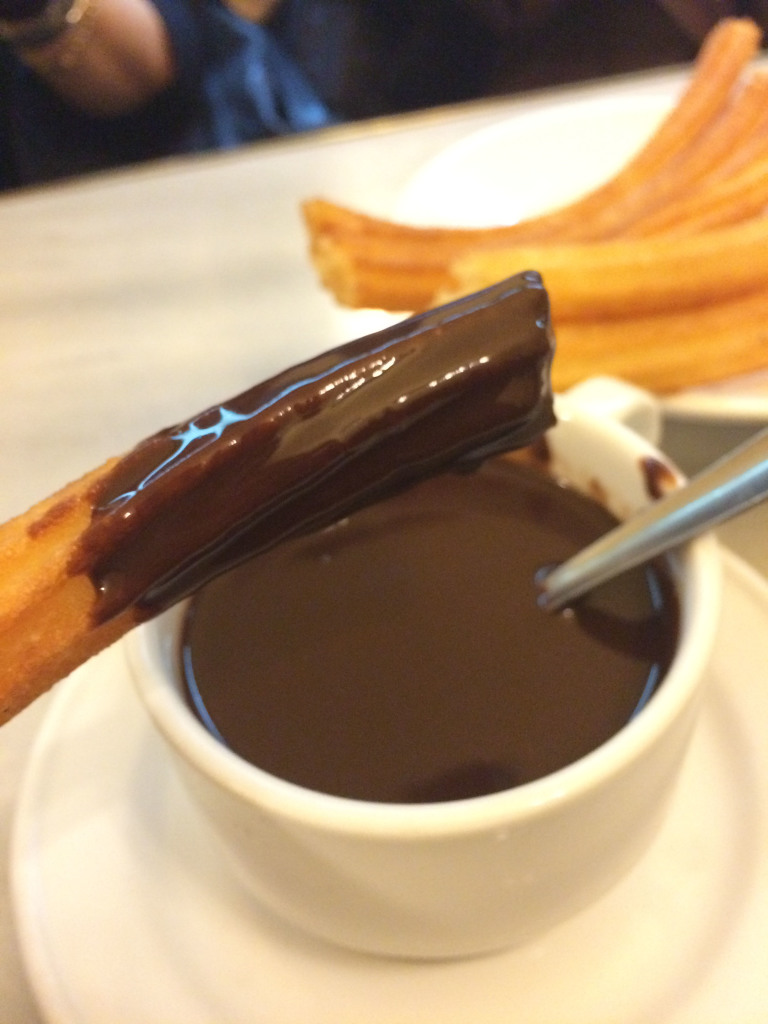 Chocolate + Churros - Chocolateria San Gines