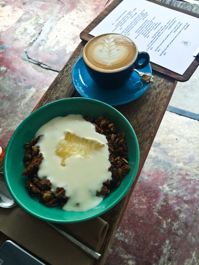 flat white & granola bowls (at filament) 